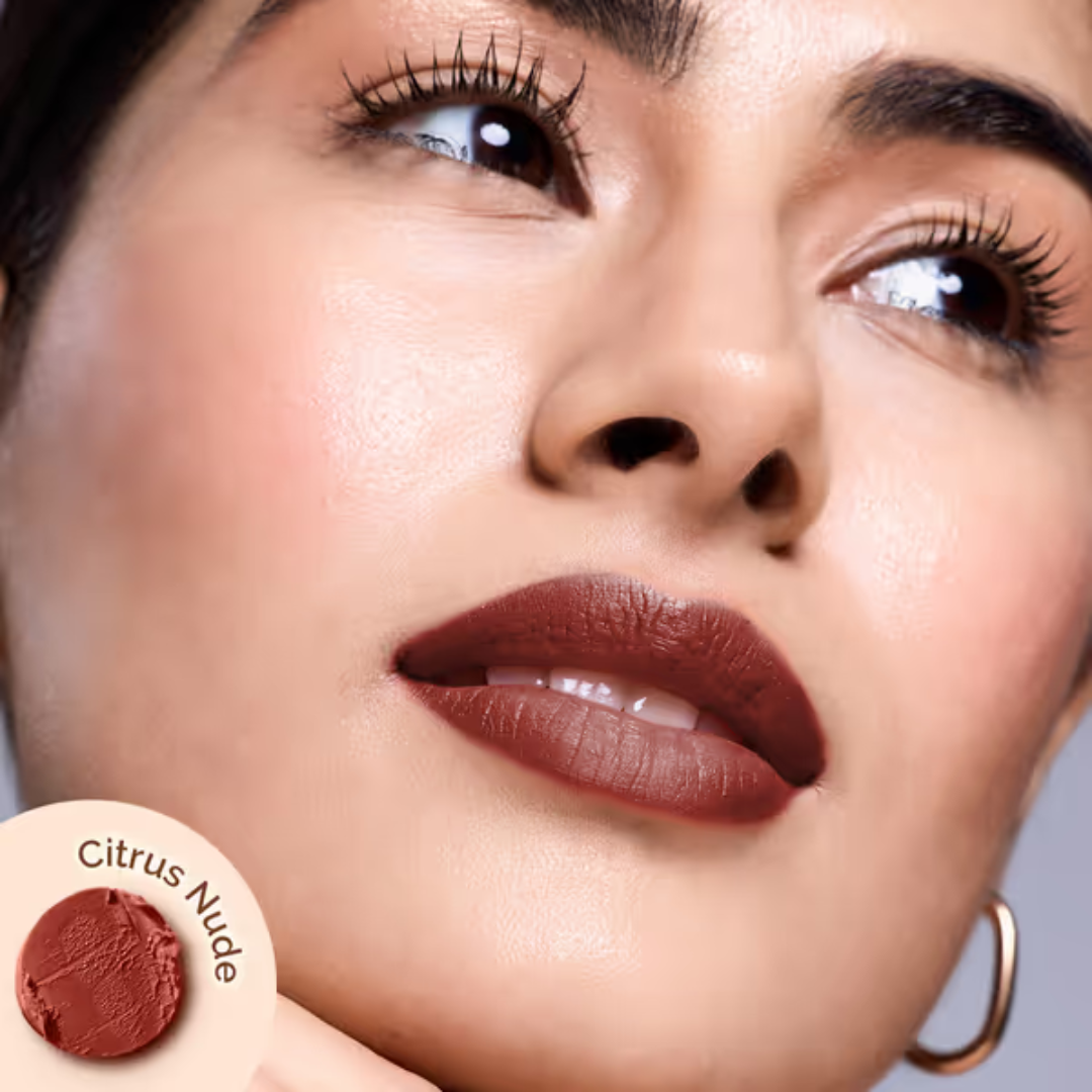 Mamaearth Moisture Matte Longstay Lipstick | 12 Hour Long Stay (2 g)