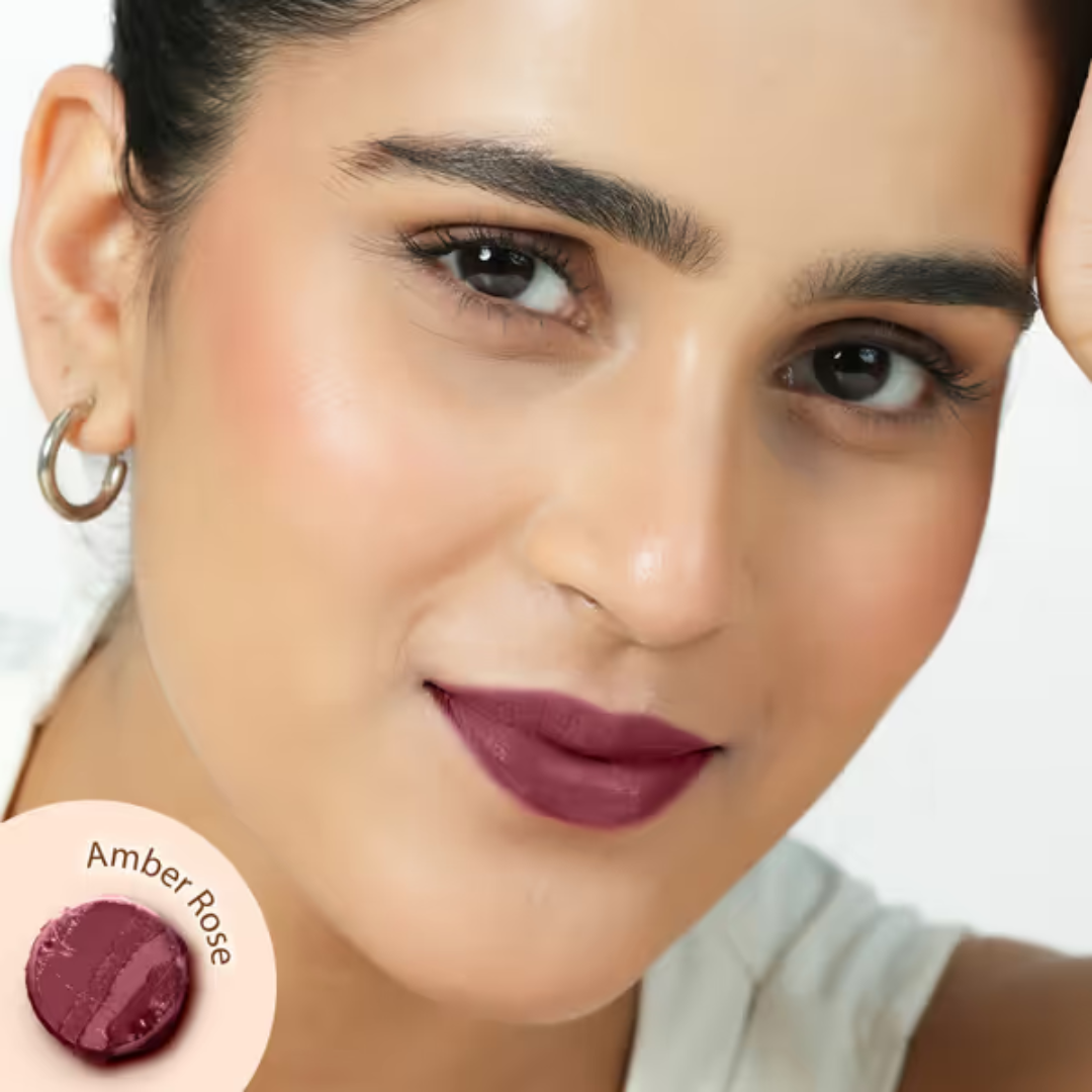 Mamaearth Moisture Matte Longstay Lipstick | 12 Hour Long Stay (2 g)