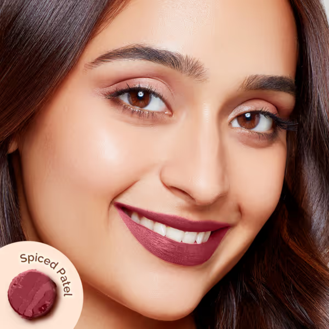 Mamaearth Moisture Matte Longstay Lipstick | 12 Hour Long Stay (2 g)