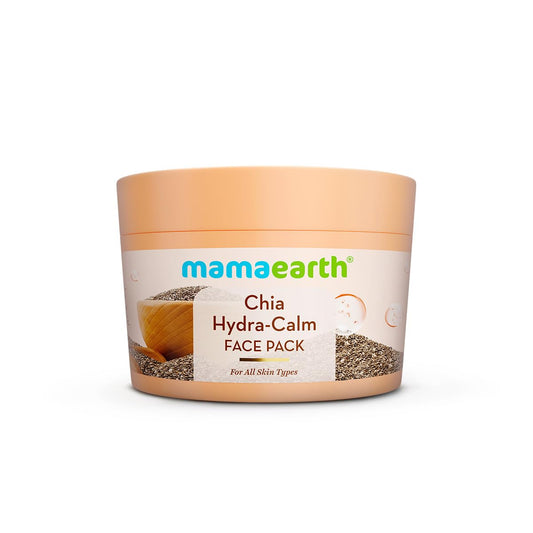 Mamaearth Chia Hydra-Calm Face Pack | Instant Hydration & Glow | 200g