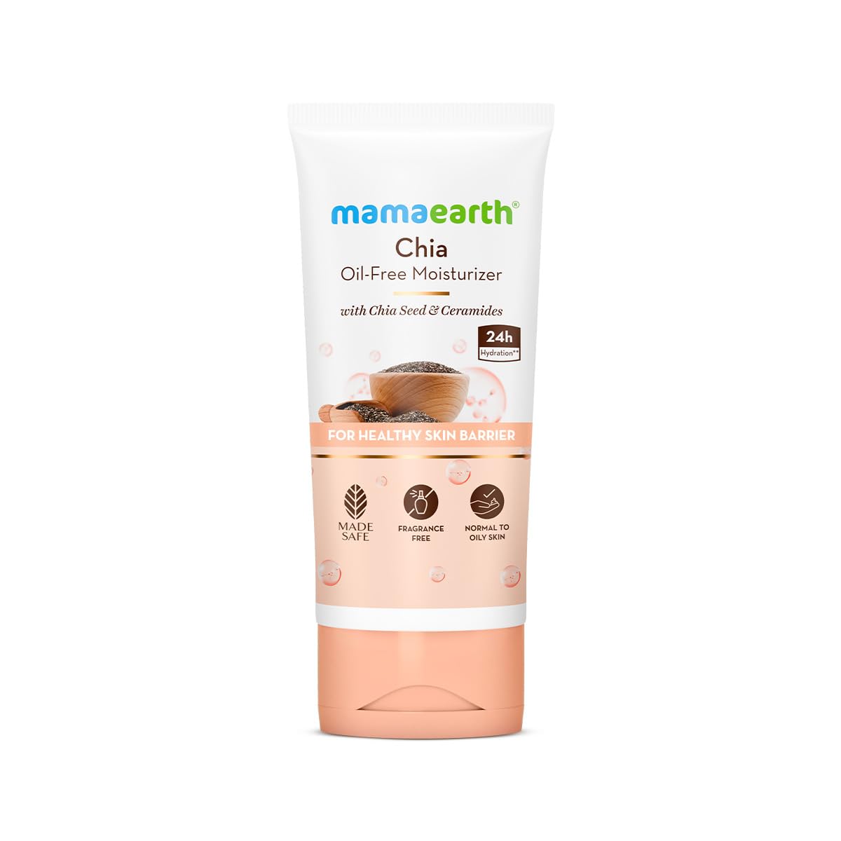 Mamaearth Chia Oil-Free Moisturizer for Healthy Skin Barrier - 80g
