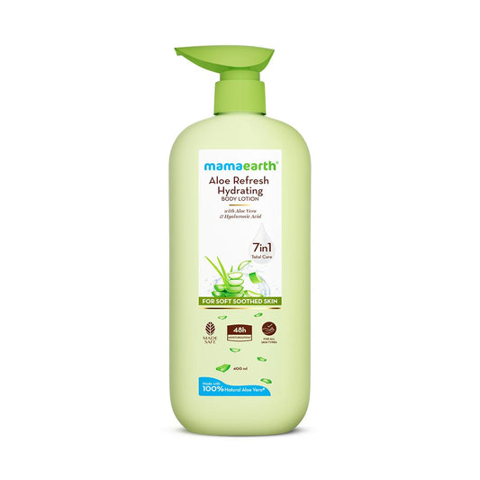 Mamaearth Aloe Refresh Hydrating Body Lotion For Soothing Skin - 400 ml