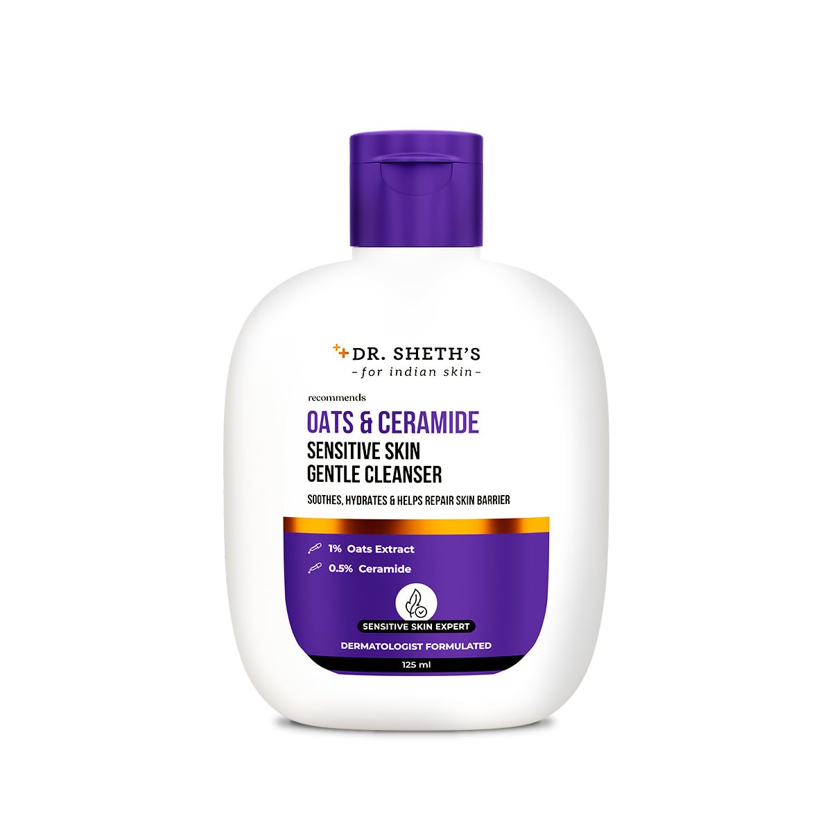 Dr. Sheth's Oats & Ceramide Sensitive Skin Gentle Cleanser | 125ml