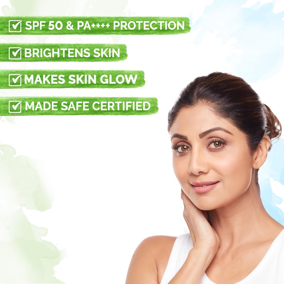 Mamaearth Vitamin C Daily Glow Sunscreen for Sun Protection & Glow - 50g and 80g