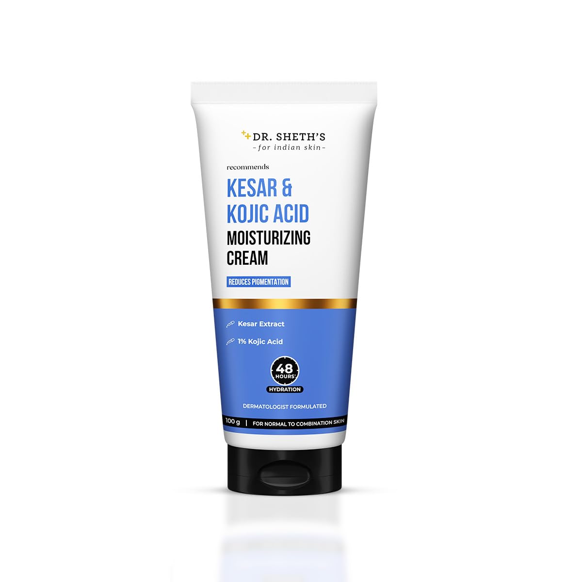 Dr. Sheth's Kesar & Kojic Acid Moisturizing Cream 100g