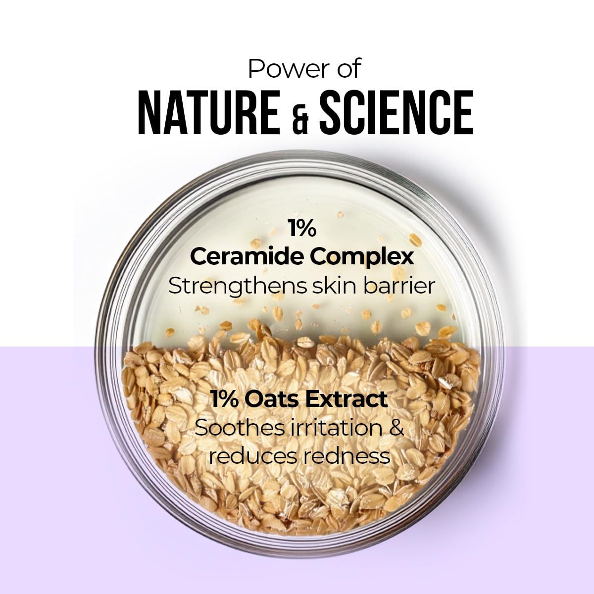 Dr. Sheth's Oats & Ceramide Sunscreen | SPF 50+ PA++++ | For Sensitive Skin | 50g
