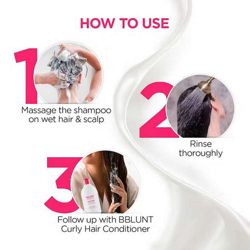 BBLUNT Curly Hair Shampoo (300 ml) / Conditioner (250ml)