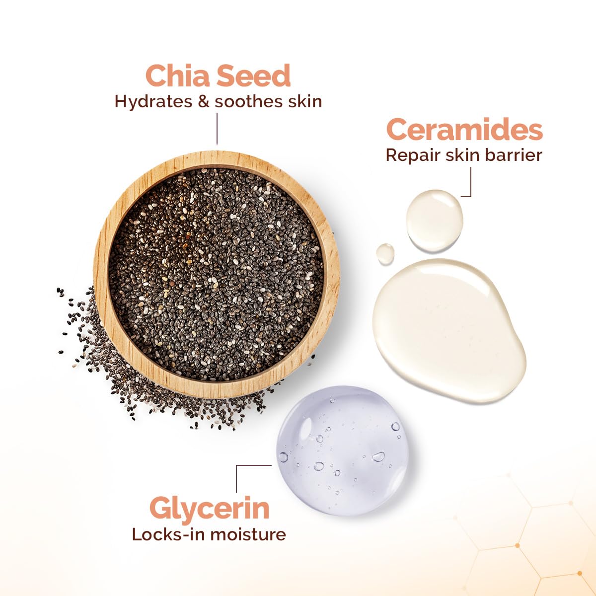 Mamaearth Chia Oil-Free Face Wash to Strengthens Skin's Natural Barrier 100ml
