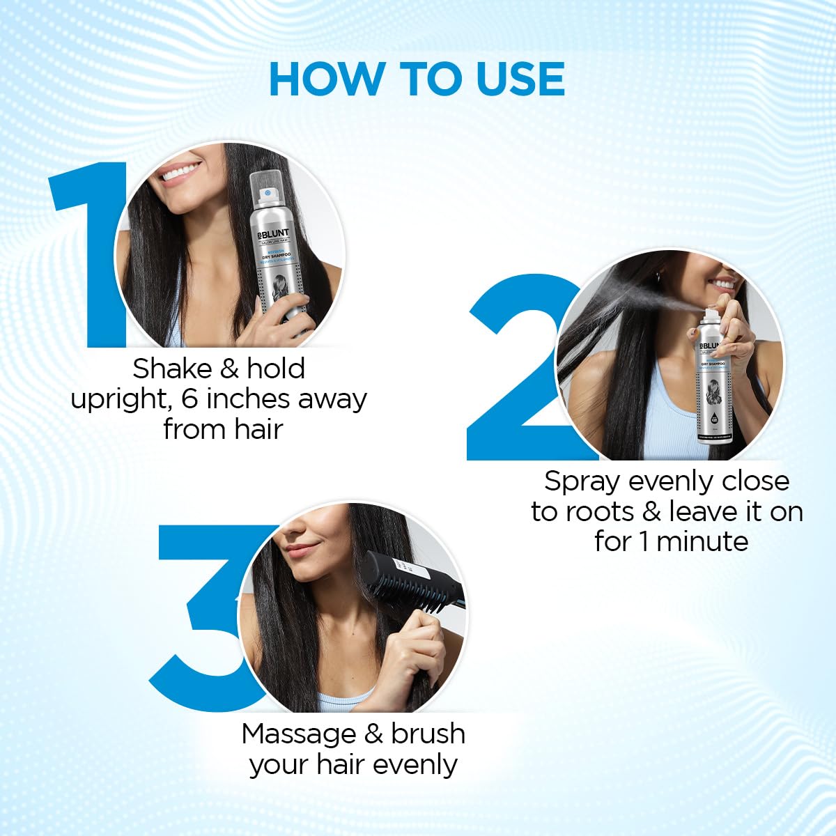 Bblunt Refresh Dry Shampoo to Instantly Refresh (150ml)