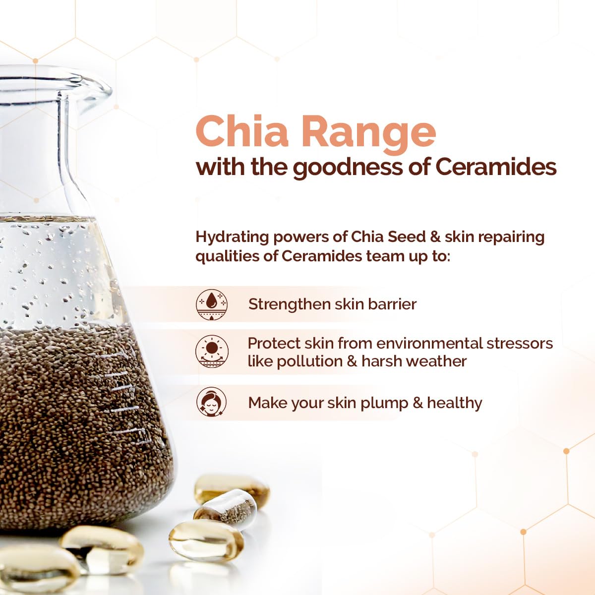 Mamaearth Chia Oil-Free Face Wash to Strengthens Skin's Natural Barrier 100ml