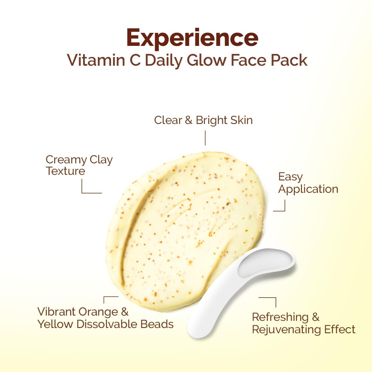Mamaearth Vitamin C Daily Glow Face Pack For Skin Brightening & Natural Glow (200 ml)