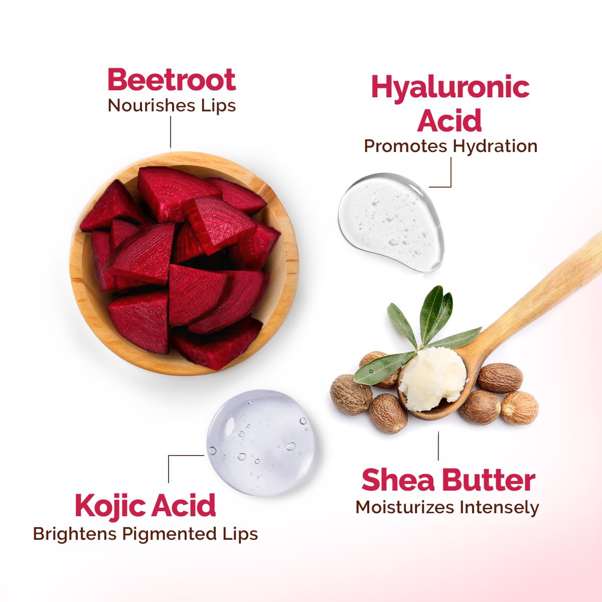 Mamaearth Beetroot Moisture Therapy Lip Balm | Heals, Brightens | 15g