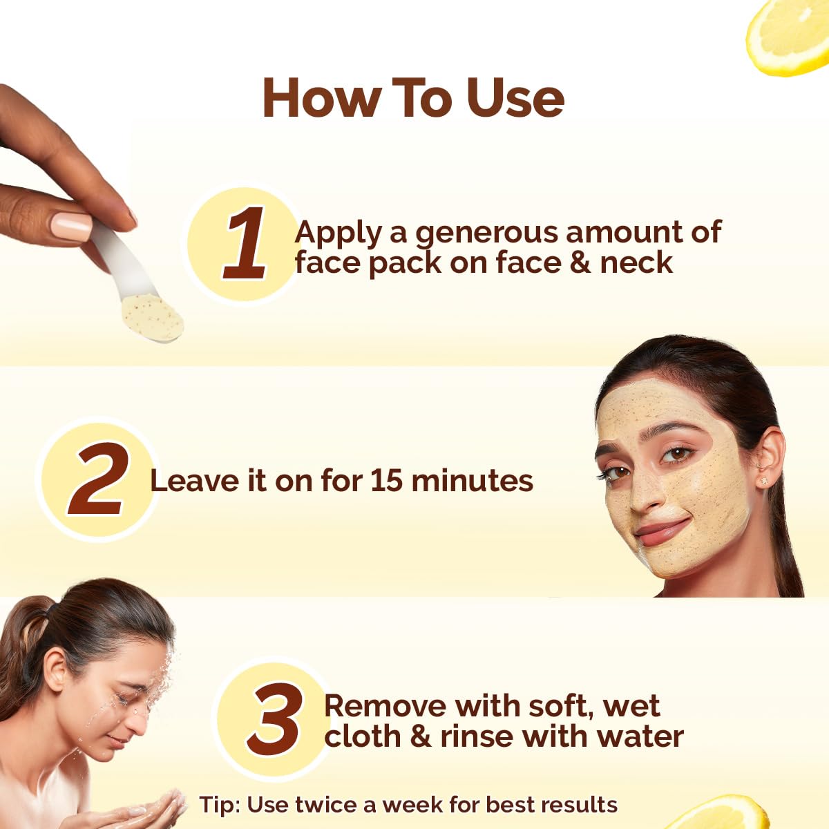 Mamaearth Vitamin C Daily Glow Face Pack For Skin Brightening & Natural Glow (200 ml)