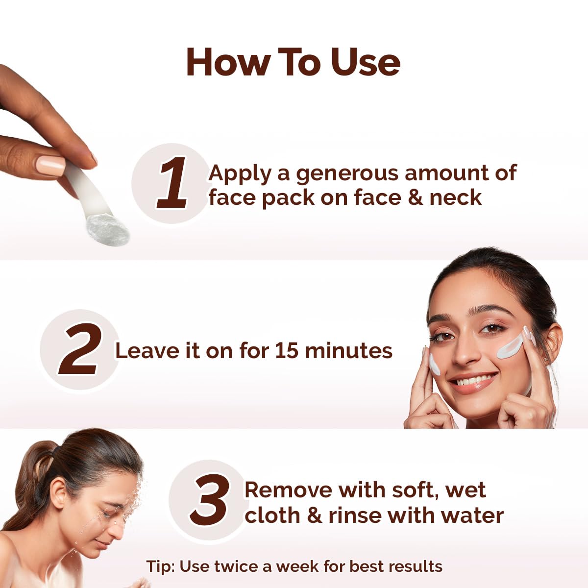 Mamaearth Rice Dewy Bright Face Pack | Gives Glass-Like Glow | Instant Brightness | 200g