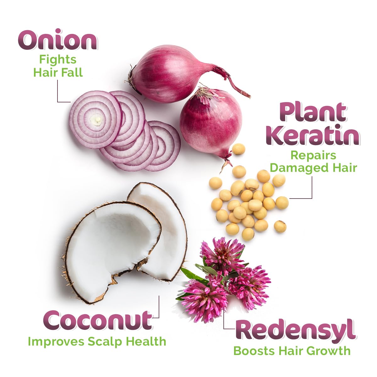 Mamaearth Onion Anti-Hair Fall Spa Kit (Shampoo 250ml + Conditioner 250ml + Oil 150 ml)