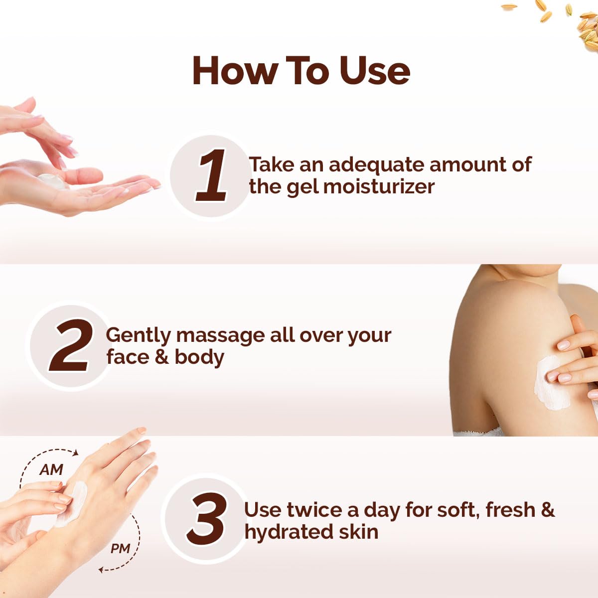 Mamaearth Rice Dewy Bright Light Gel Moisturizer | Glass Skin Glow | 200g