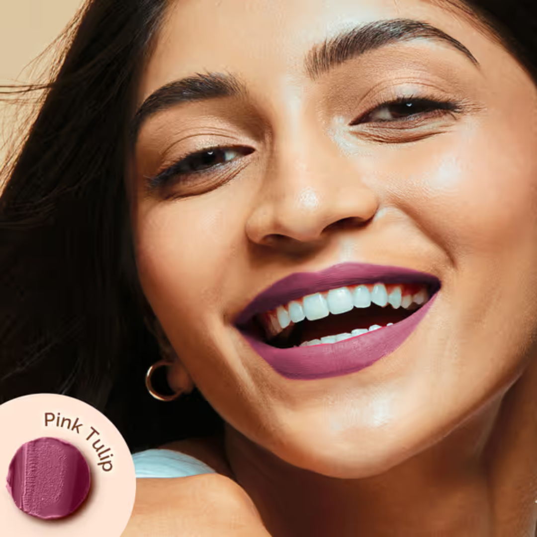 Mamaearth Moisture Matte Longstay Lipstick | 12 Hour Long Stay (2 g)
