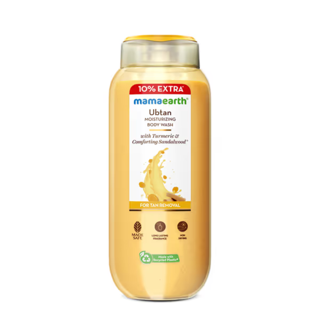 Mamaearth Moisturizing Body Wash for deep cleanses 275ml