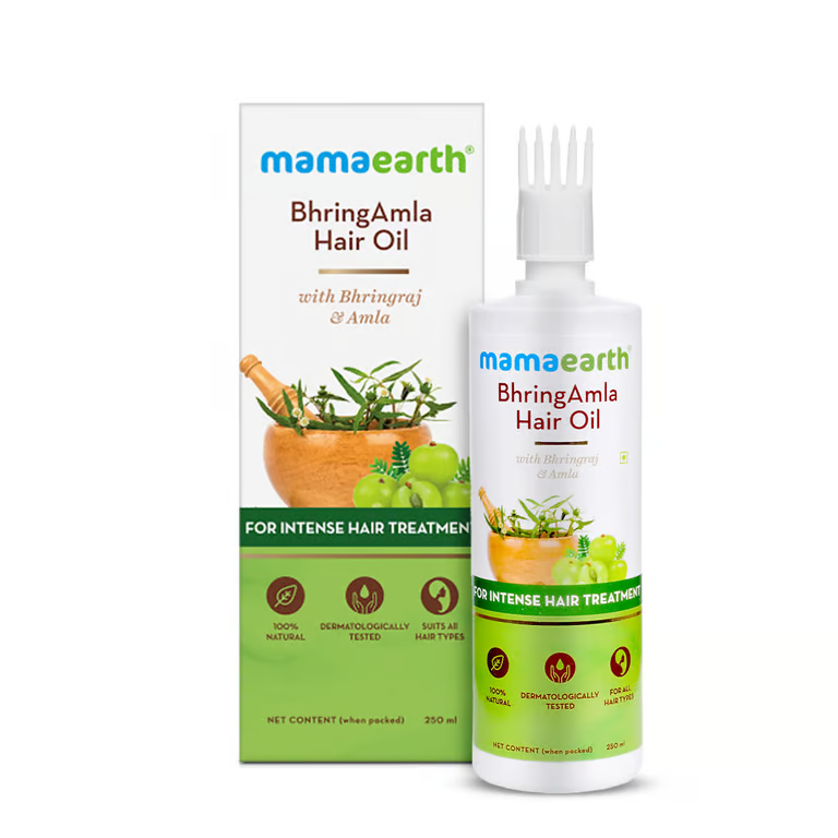 Mamaearth BhringAmla hair oil