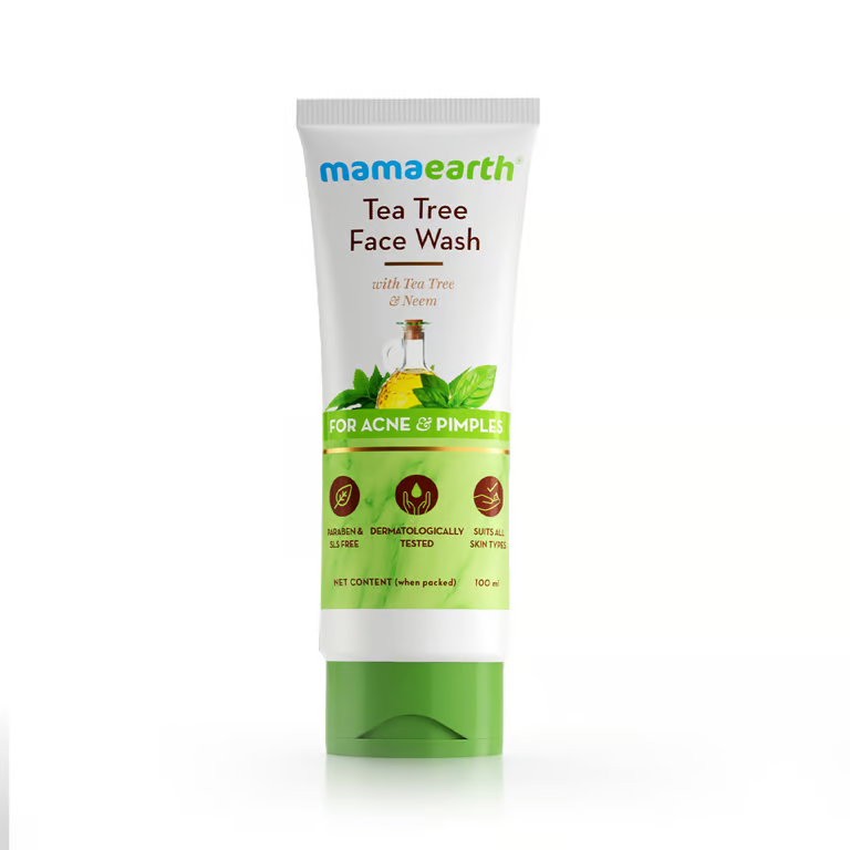Mamaearth tea tree face wash