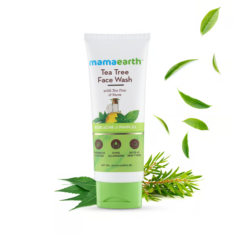 Mamaearth tea tree face wash