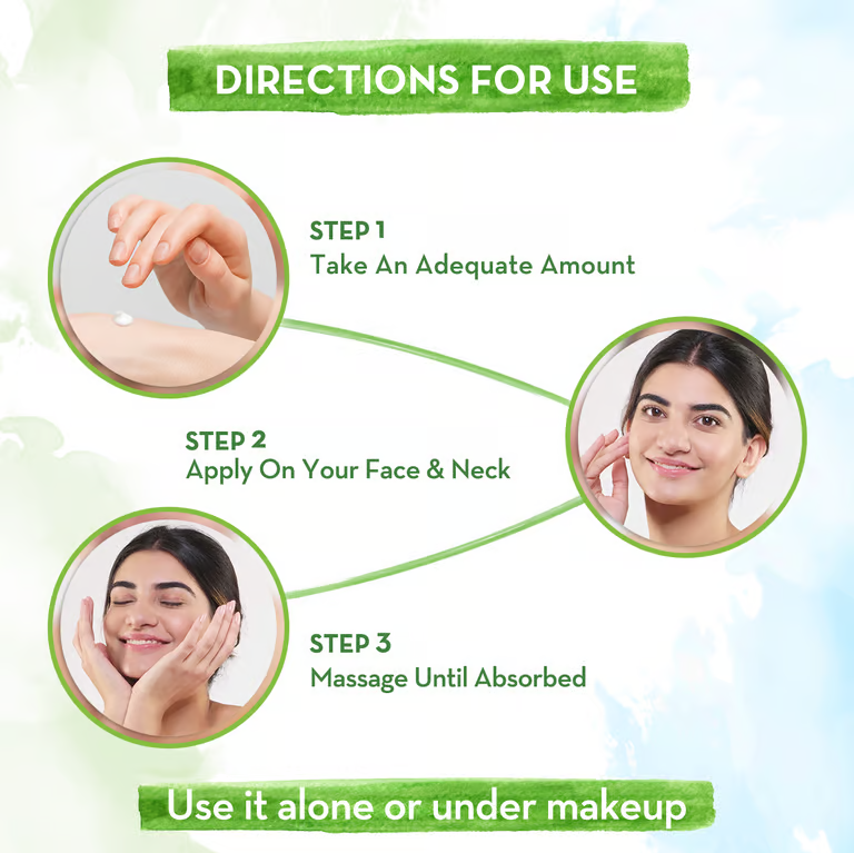 Mamaearth rice oil free face moisturizer directions for use