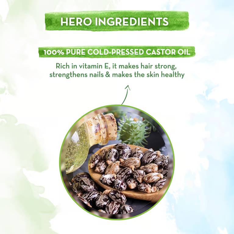 Mamaearth castor oil hero ingredients