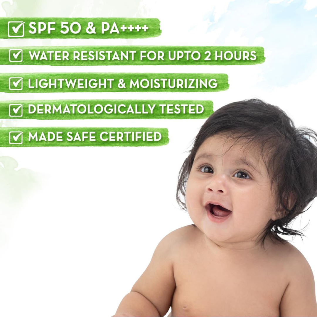 Mamaearth Foaming Face Wash & Rich Moisturizing Sunscreen Combo (150 ml + 50 g)