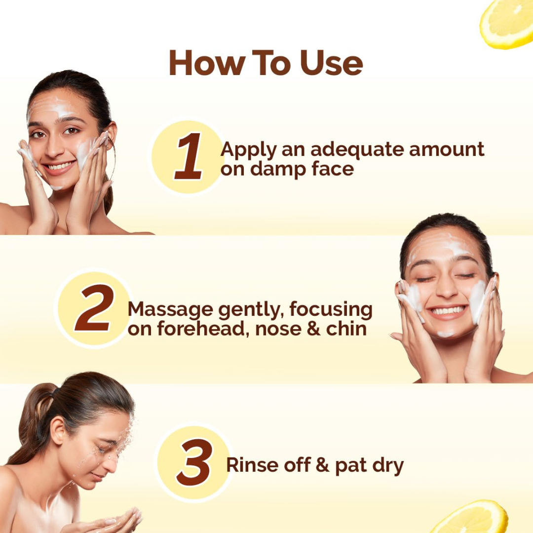Mamaearth Vitamin C Glow Brightening Duo (VIT C Face Wash 100 ml + VIT C Oil-Free Moisturizer 80 g)