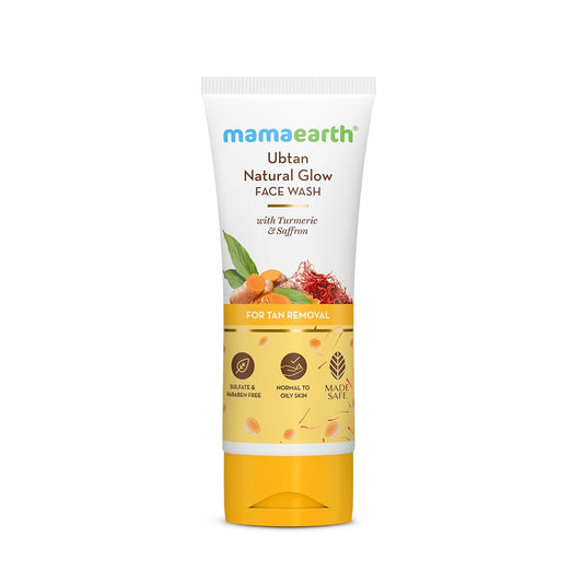Mamaearth Ubtan Face Wash for Tan removal and Skin brightening 100/ 150 ml