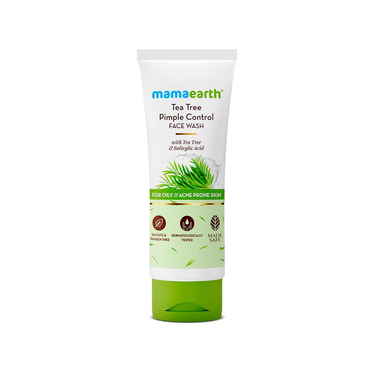 Mamaearth Tea Tree Pimple Control Face Wash For Oily & Acne-Prone Skin (100ml)