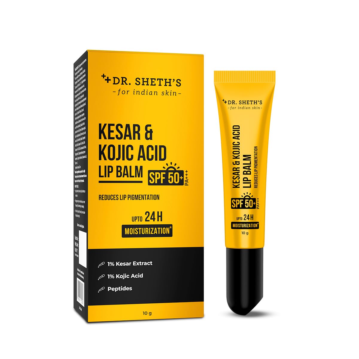 Dr Sheth's Kesar & Kojic Acid Lip Balm 10g