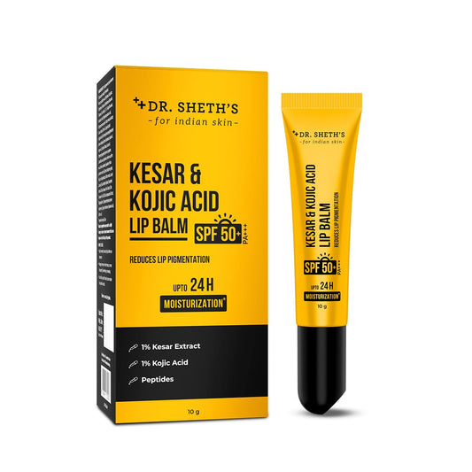 Dr Sheth's Kesar & Kojic Acid Lip Balm 10g