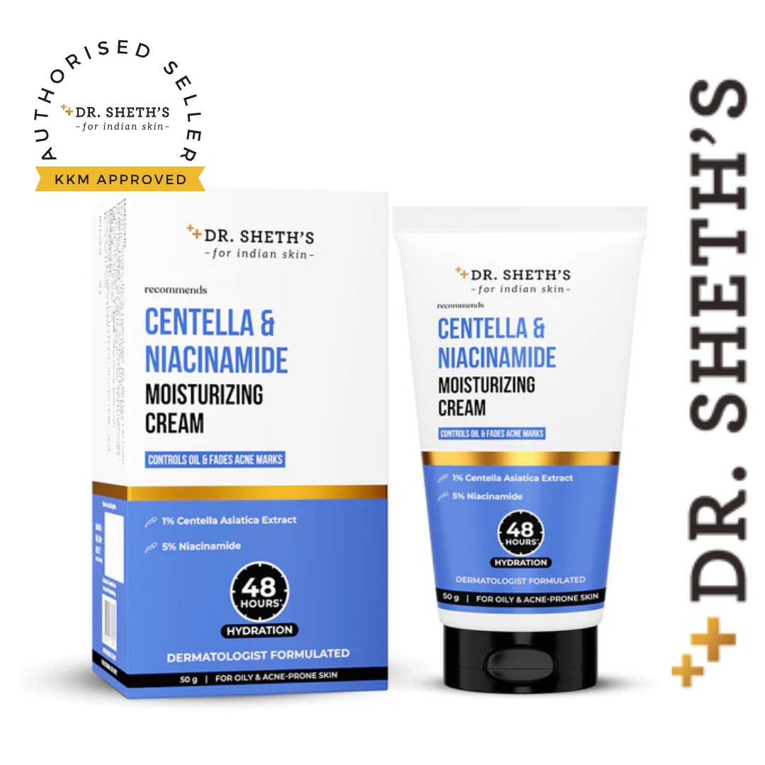 Dr. Sheths Centella & Niacinamide Moisturizing Cream - 50g