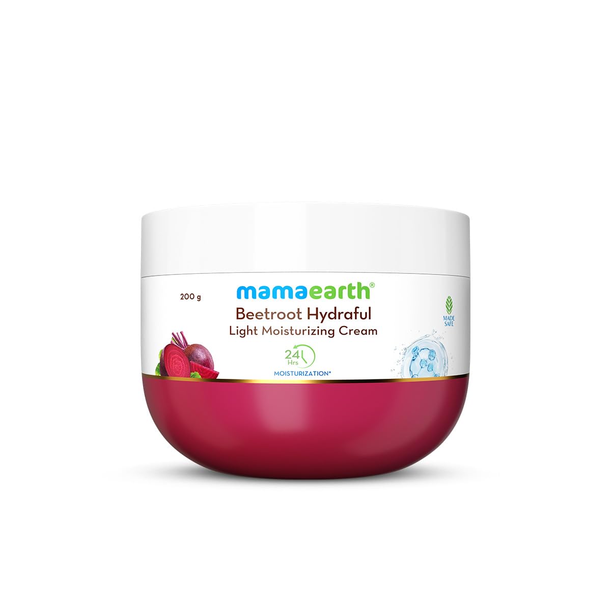 Mamaearth Beetroot Hydraful Light Moisturizing Cream 200g