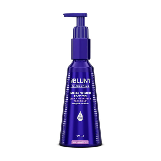 Bblunt Intense Moisture Shampoo | Moisturizes, Hydrates & Adds Shine | 300ml