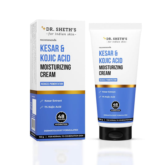 Dr. Sheth's Kesar & Kojic Acid Moisturizing Cream 100g