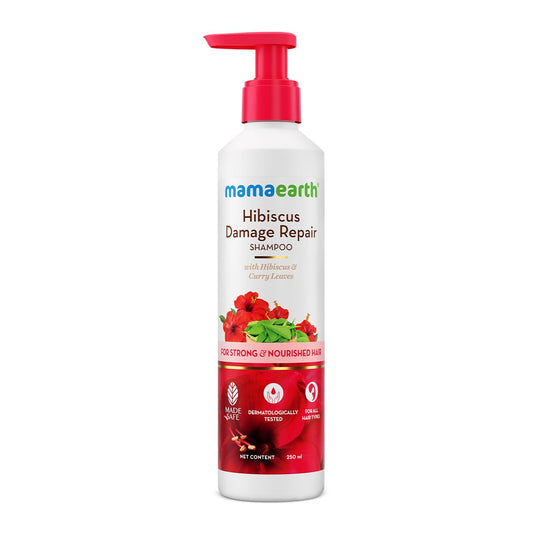 Mamaearth Hibiscus Damage Repair Shampoo 250ml
