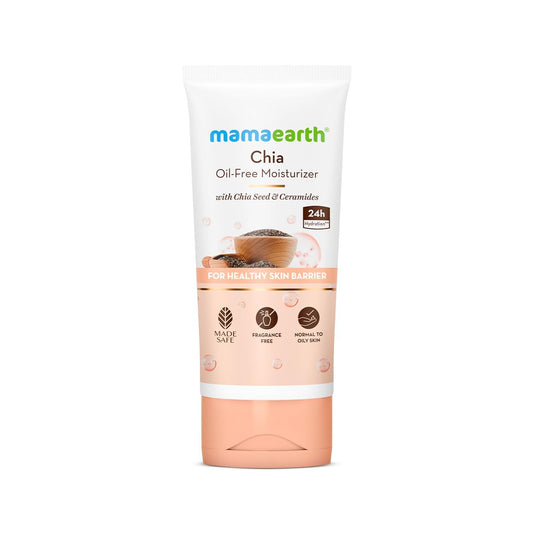 Mamaearth Chia Oil-Free Moisturizer for Healthy Skin Barrier - 80g