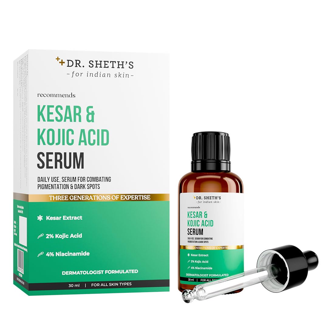 Dr. Sheth's Men & Women Kesar & Kojic Acid Serum - 30ML