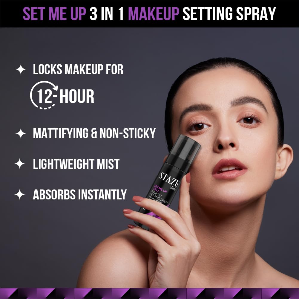 Staze 9to9 Set Me Up Makeup Setting Spray | 100ml