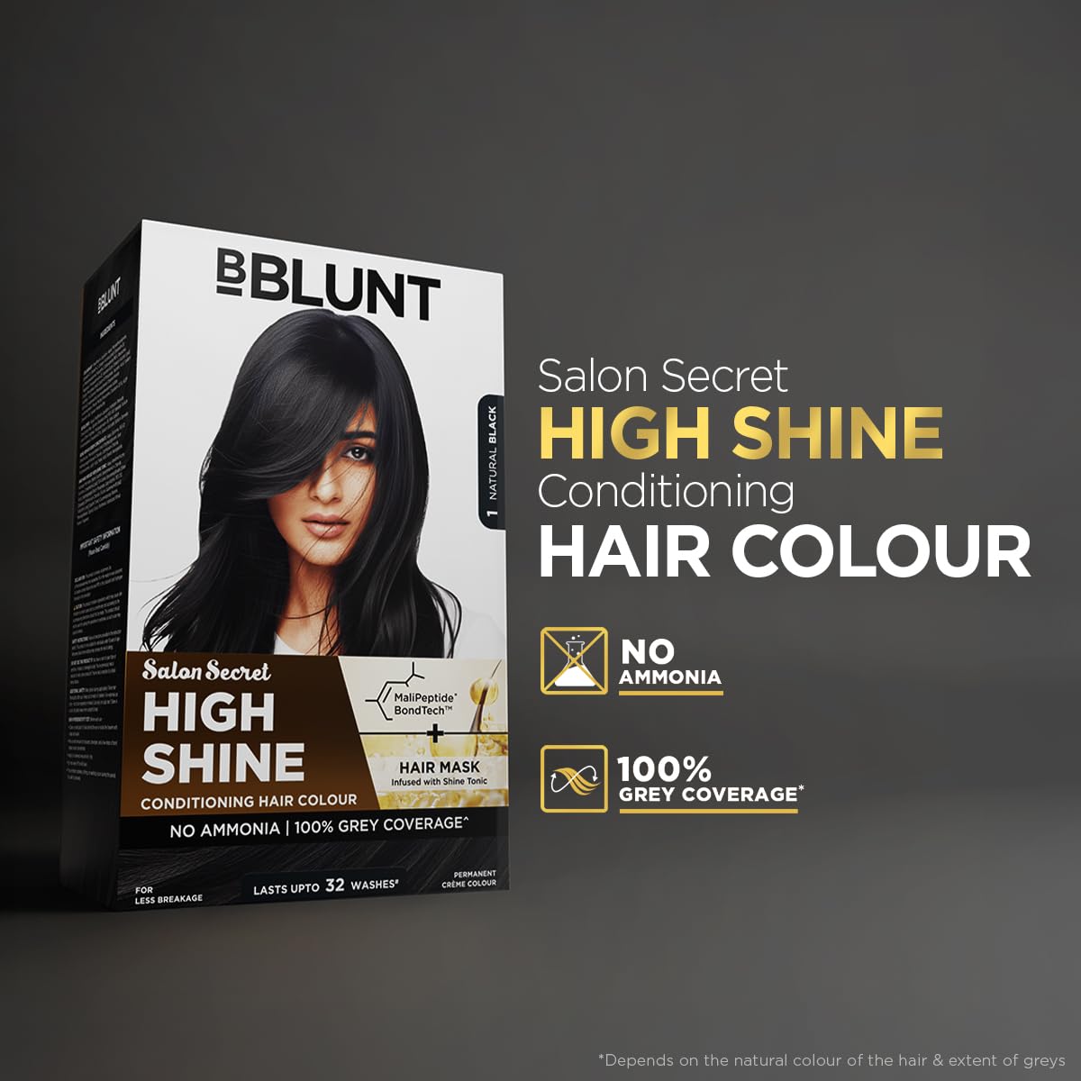 BBLUNT Salon Secret High Shine Conditioning Hair Colour (130 g)