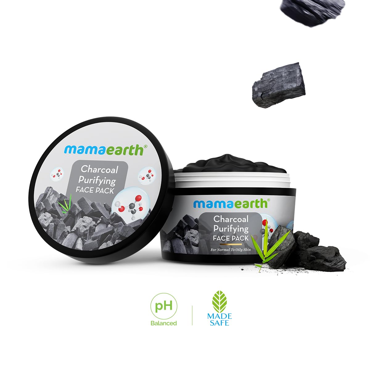 Mamaearth Charcoal Purifying Face | for Skin Detoxification | 200g