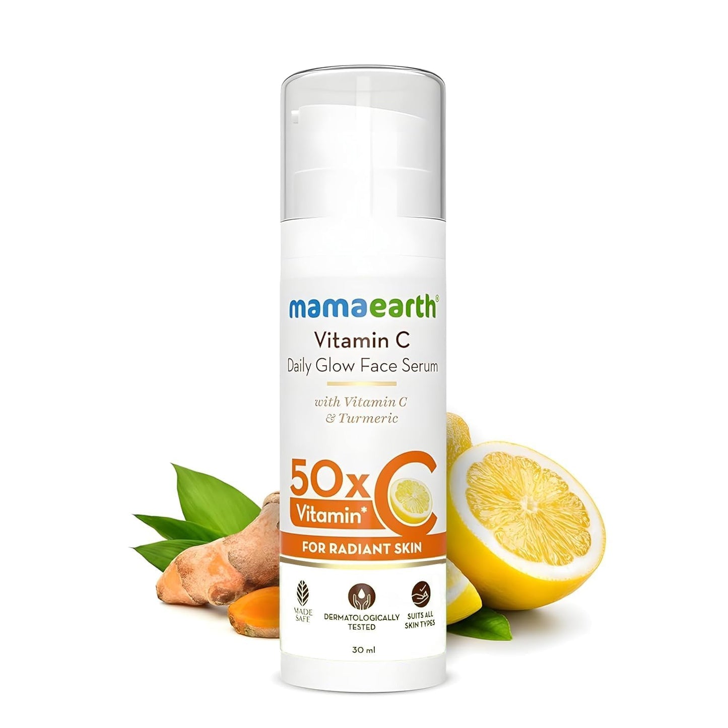 Mamaearth Vitamin C Daily Glow Face Serum 50 X Vitamin C -30ml