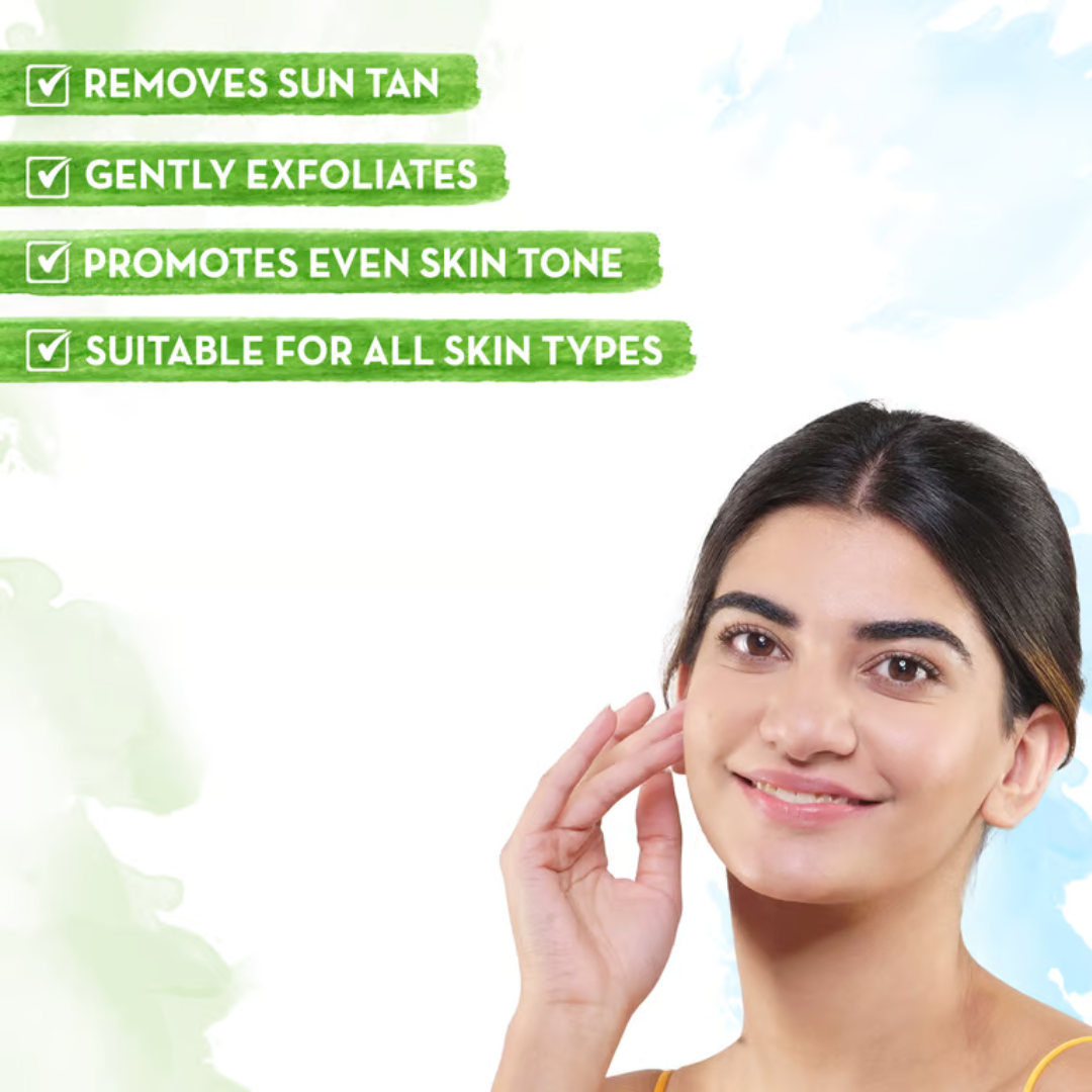 Mamaearth Ubtan Glow & Tan Removal Duo (Ubtan Face Wash 200 ml + Ubtan Face Scrub 100 g)