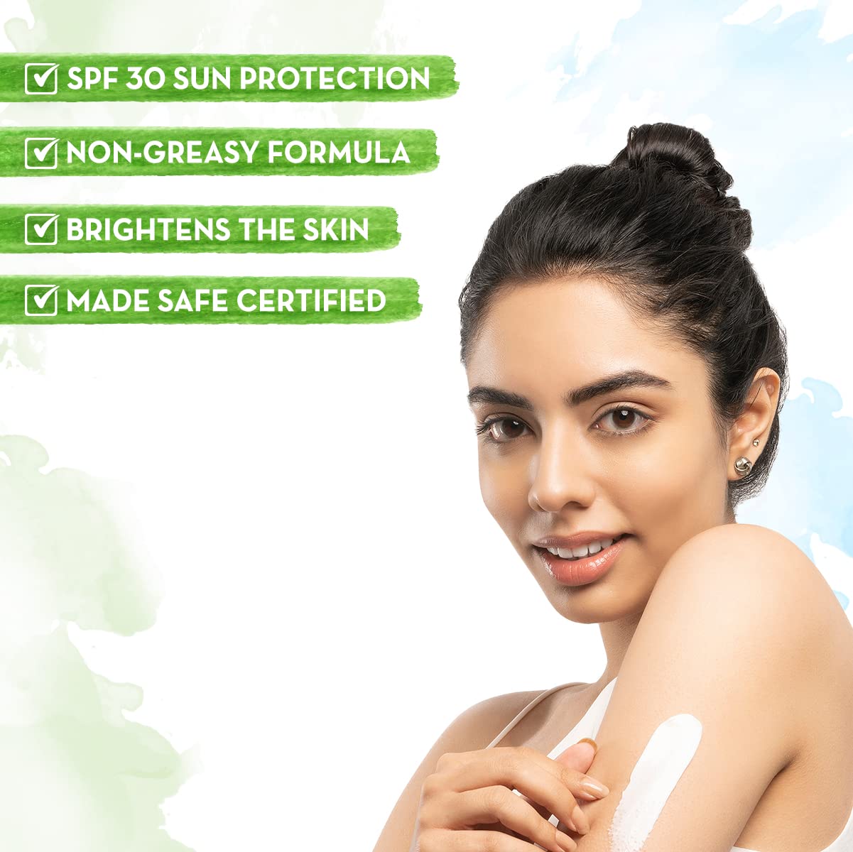 Mamaearth Ubtan Sunscreen Body Lotion SPF 30 for Glowing Skin – 300 ml