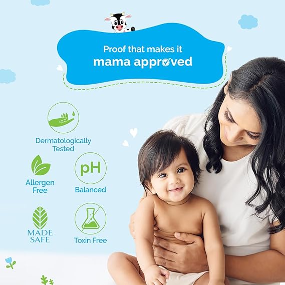 Mamaearth Milky Soft Body Wash for Babies with Oats, Milk and Calendula - 400 ml