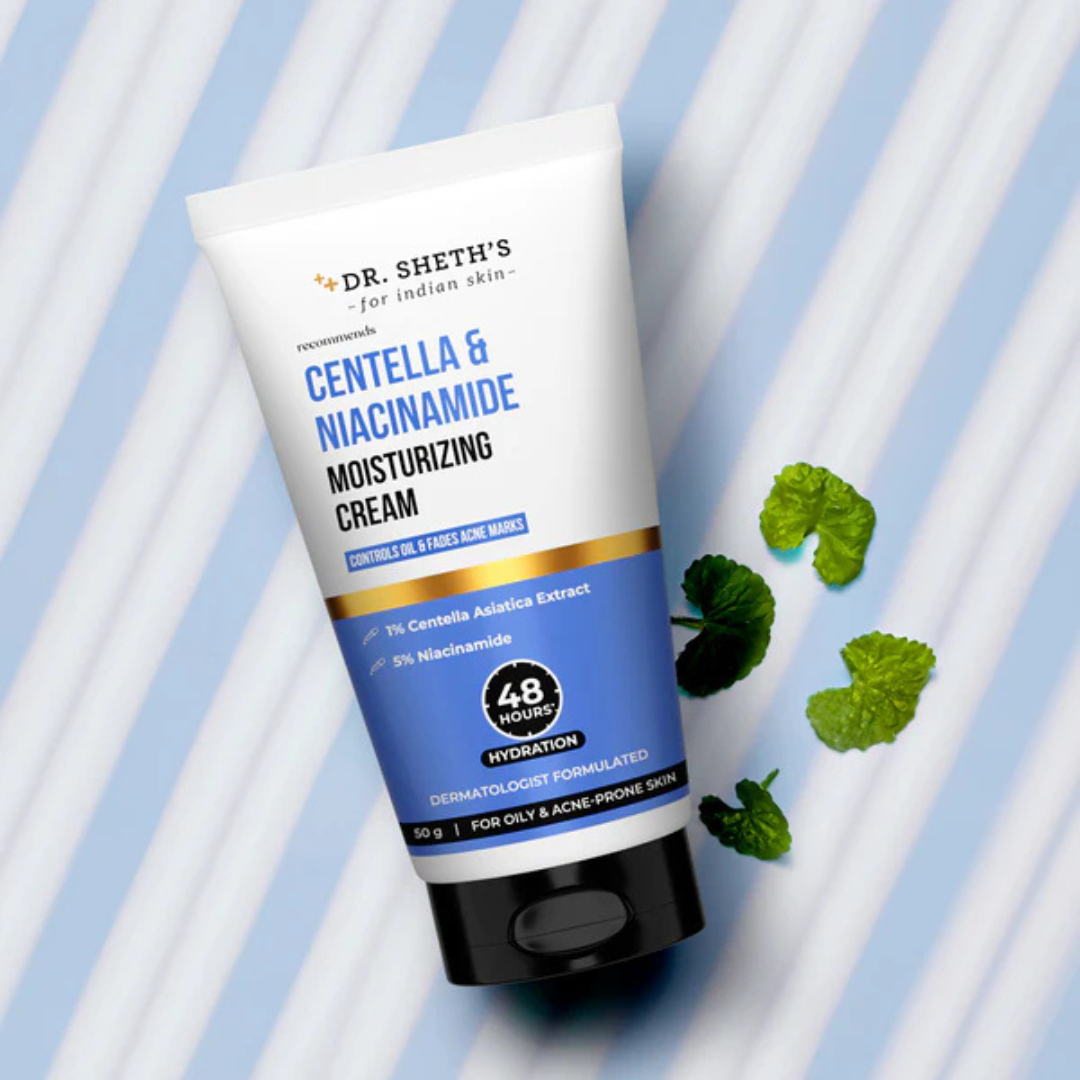 Dr. Sheths Centella & Niacinamide Moisturizing Cream - 50g