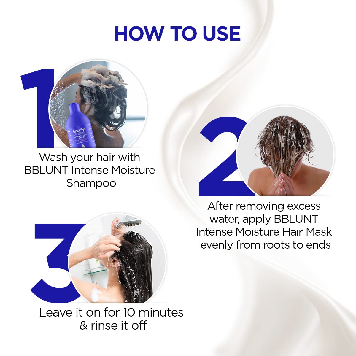 BBLUNT Intense Moisture Hair Mask for Nourished & Shiny Hair - 250 g