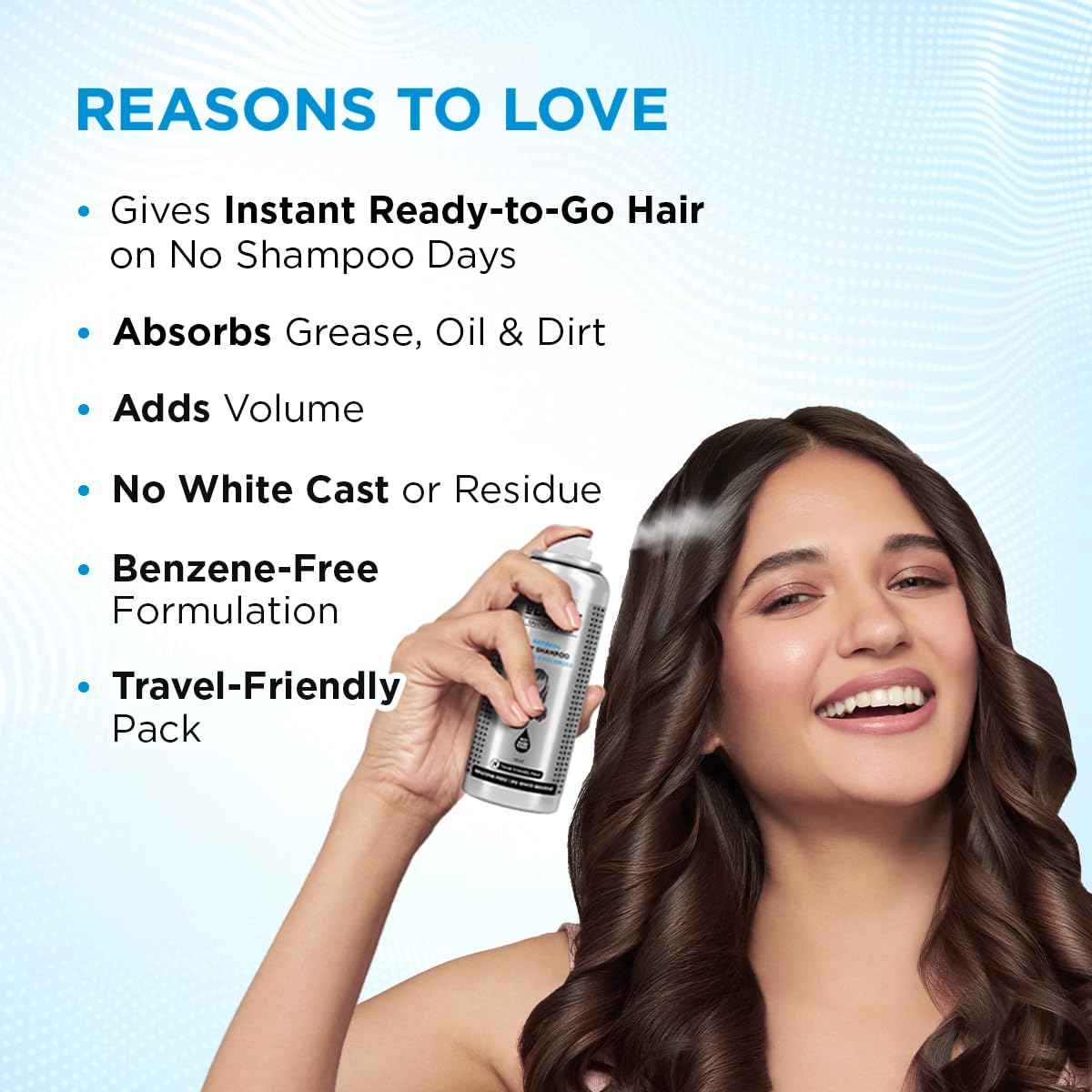 BBLUNT Refresh Dry Shampoo to Instantly Refresh & Add Volume  (50 ml)